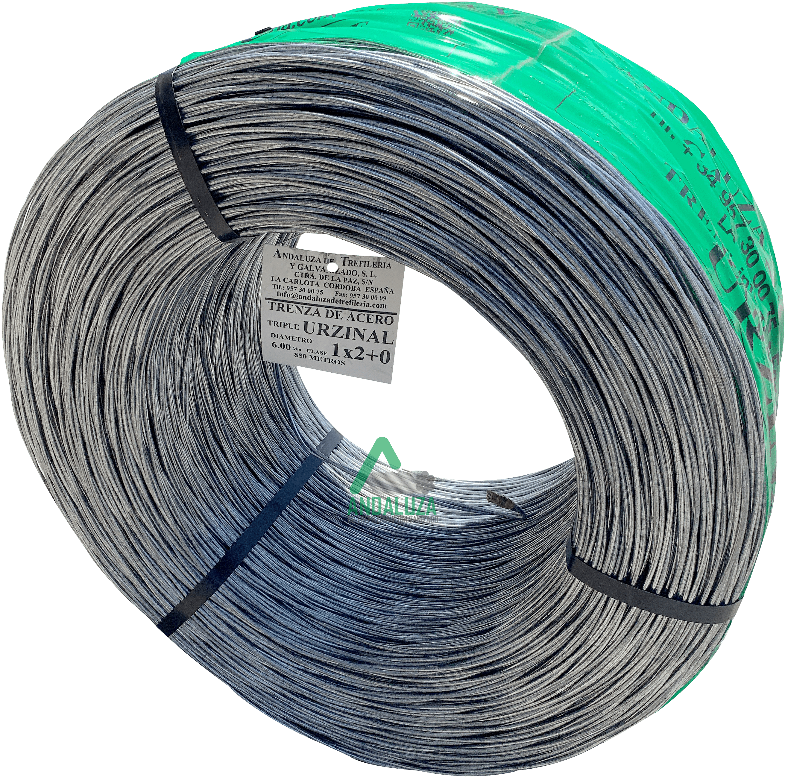 41-Trenza de Acero con recubrimiento de Zinc + Aluminio (1)